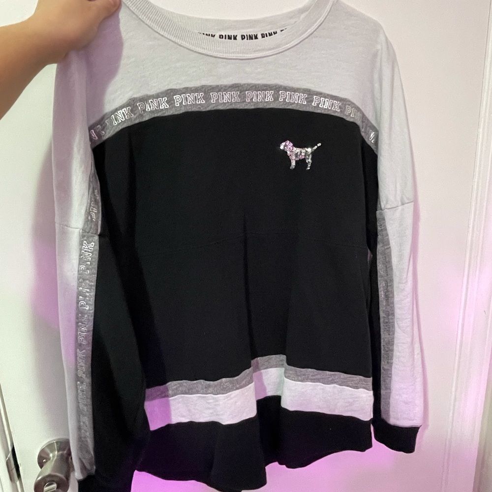 PINK Victoria’s Secret Sequin sweater Size Medium